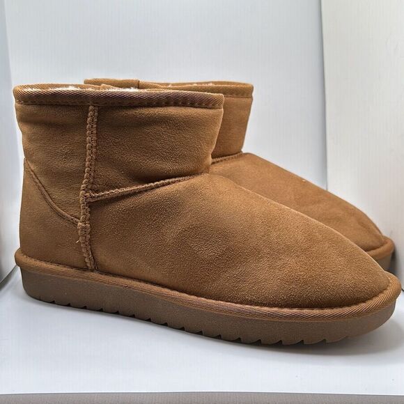 CUSHIONAIRE Women’s Cozy Boot 8.5 CHESTNUT - Picture 1 of 7